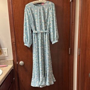 Kate Spade New York dress size 10, flounce hem& smocking